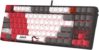 Клавиатура A4Tech Bloody S87 Naraka механическая черный/красный USB for gamer LED (S87 NARAKA) - купить недорого с доставкой в интернет-магазине