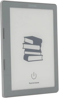 Электронная книга Digma E2 5.83" E-ink HD Carta 680x920 Touch Screen 1.2Ghz 1Gb/8Gb/SD/microSDHC/подсветка дисплея светло-серый - купить недорого с доставкой в интернет-магазине