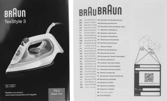 Утюг Braun SI3030PU 2300Вт розовый/белый - купить недорого с доставкой в интернет-магазине