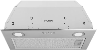 Вытяжка встраиваемая Hyundai HBB 6033 IX нержавеющая сталь управление: кнопочное (1 мотор) - купить недорого с доставкой в интернет-магазине