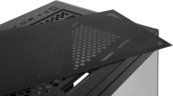 Корпус Azza Cove черный без БП ATX 6x120mm 2x140mm 1xUSB2.0 1xUSB3.0 audio bott PSU - купить недорого с доставкой в интернет-магазине