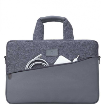 Сумка для ноутбука 15.6" Riva 7930 серый полиэстер (7930 GREY) - купить недорого с доставкой в интернет-магазине