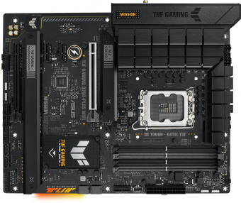 Материнская плата Asus TUF GAMING B760-PLUS WIFI Soc-1700 Intel B760 4xDDR5 ATX AC`97 8ch(7.1) 2.5Gg RAID+HDMI+DP - купить недорого с доставкой в интернет-магазине