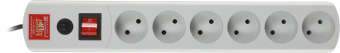 Сетевой фильтр Most LR 3м (6 розеток) белый (коробка) - купить недорого с доставкой в интернет-магазине