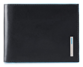Кошелек мужской Piquadro Blue Square PU1239B2R/N черный натур.кожа - купить недорого с доставкой в интернет-магазине