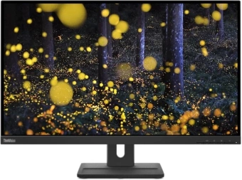 Монитор Lenovo 27" ThinkVision E27q-20 черный IPS LED 4ms 16:9 HDMI M/M матовая HAS Piv 1000:1 350cd 178гр/178гр 2560x1440 75Hz DP 2K 6.6кг - купить недорого с доставкой в интернет-магазине