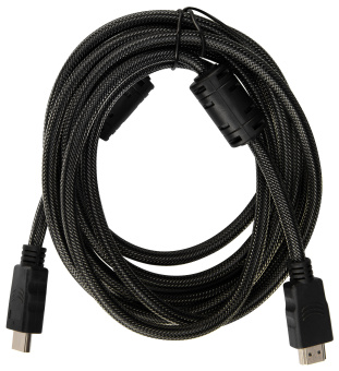 Кабель аудио-видео Buro HDMI (m)/HDMI (m) 3м. феррит.кольца позолоч.конт. черный (HDMI-V1.4-3MC) - купить недорого с доставкой в интернет-магазине