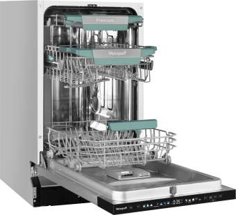 Посудомоечная машина встраив. Weissgauff BDW 4160 Ultra Real Autoopen Infolight узкая - купить недорого с доставкой в интернет-магазине