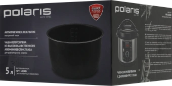 Чаша Polaris PIP 1305AD 5л. для мультиварок черный - купить недорого с доставкой в интернет-магазине