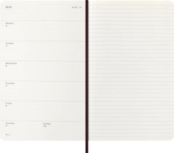 Еженедельник Moleskine PRECIOUS & ETHICAL MAMBA Large 130х210мм обложка экокожа 144стр. бургунди - цена, купить или заказать с доставкой в интернет-магазине Еженедельник Moleskine PRECIOUS & ETHICAL MAMBA Large 130х210мм обложка экокожа 144стр. бургунди - купить недорого с доставкой в интернет-магазине