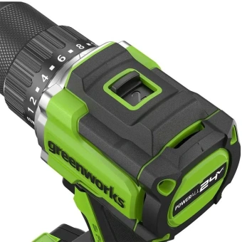 Дрель-шуруповерт Greenworks DD345 аккум. патрон:быстрозажимной (3708307) - купить недорого с доставкой в интернет-магазине