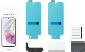 Защитная пленка для экрана Samsung прозрачный для Samsung Galaxy A35 прозрачная 2шт. (EF-UA356CTEGRU) - купить недорого с доставкой в интернет-магазине