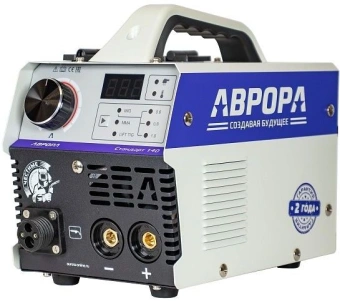 Сварочный полуавтомат Аврора Стандарт 140 инвертор FLUX, MMA,TIG-Lift 2.77кВт - купить недорого с доставкой в интернет-магазине