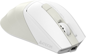 Мышь A4Tech Fstyler FG45CS Air бежевый оптическая 2000dpi silent беспров. USB для ноутбука 7but (FG45CS AIR USB (CREAM BEIGE)) - купить недорого с доставкой в интернет-магазине