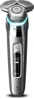 Бритва роторная Philips S9974/35 реж.эл.:3 питан.:аккум. серый - купить недорого с доставкой в интернет-магазине