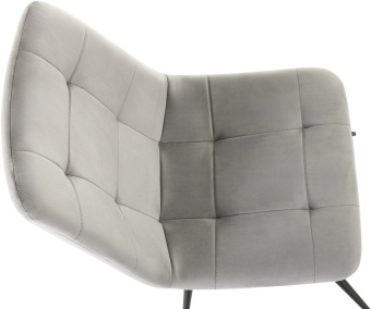 Стул для дома Бюрократ CH-K1_4 комплект 4шт св.серый Holland 09 металл черный на ножках (CH-K1_1/HL09_4) - купить недорого с доставкой в интернет-магазине