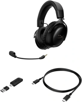 Наушники с микрофоном HyperX Cloud III S wireless черный (A59YZAA) - купить недорого с доставкой в интернет-магазине
