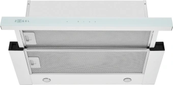 Вытяжка встраиваемая Zugel ZHT652GW белый управление: сенсорное (1 мотор) - купить недорого с доставкой в интернет-магазине