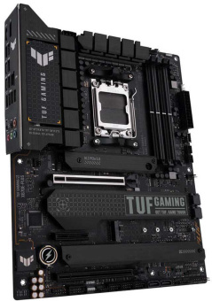 Материнская плата Asus TUF GAMING X670E-PLUS SocketAM5 AMD X670 4xDDR5 ATX AC`97 8ch(7.1) 2.5Gg RAID+HDMI+DP - купить недорого с доставкой в интернет-магазине