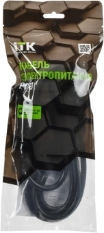 Шнур питания ITK PC-C19C20-2M C19-C20 проводник.:3x1.5мм2 2м 230В 10А черный - купить недорого с доставкой в интернет-магазине
