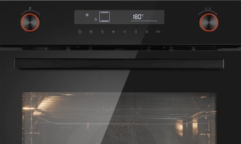 Духовой шкаф Электрический Weissgauff EOM 741 PDB Black Edition черный - купить недорого с доставкой в интернет-магазине