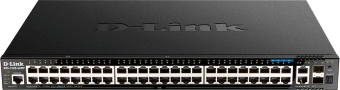Коммутатор D-Link DGS-1520-52MP/A1A (L3) 48x1Гбит/с 2x10Гбит/с 4x2.5Гбит/с 2SFP+ 48PoE+ 370W управляемый - купить недорого с доставкой в интернет-магазине