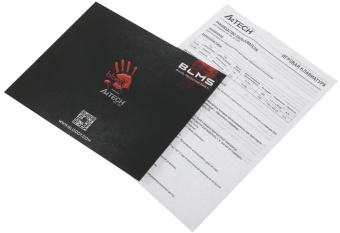 Клавиатура A4Tech S510RP механическая черный USB for gamer LED (S510RP PUDDING BLACK/BLMS RED) кабель 1.8м - купить недорого с доставкой в интернет-магазине