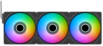 Вентилятор для корпуса Thermaltake CT140 EX Infinity ARGB 140х140x25 черный 4-pin 29.2дБ (упак.:3шт) (CL-F242-PL14SW-A) Ret - купить недорого с доставкой в интернет-магазине