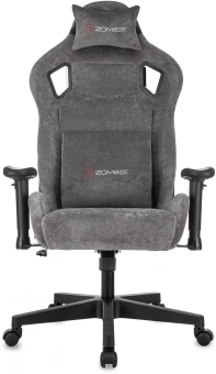 Кресло игровое Zombie Ghost Fabric серый Light-19 с подголов. крестов. пластик - купить недорого с доставкой в интернет-магазине