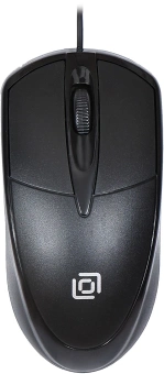 Мышь Оклик 125M черный оптическая 1200dpi USB 3but (1175317) - купить недорого с доставкой в интернет-магазине