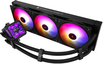 Система водяного охлаждения Thermalright Frozen Warframe Pro 360 ARGB Soc-AM5/AM4/1200/1700/1851 черный 4-pin 29.8dB Al LCD Ret (F-WFRAME-PRO-360-BL-ARGB) - купить недорого с доставкой в интернет-магазине