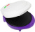 Вафельница Kitfort КТ-1666 1000Вт белый/фиолетовый - купить недорого с доставкой в интернет-магазине