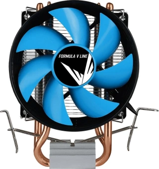Устройство охлаждения(кулер) Formula AC Verkho 2 Soc-AM5/AM4/1200/1700/1851 черный/синий 4-pin 15-25dB Al+Cu 110W 307gr Ret (VERKHO 2) - купить недорого с доставкой в интернет-магазине