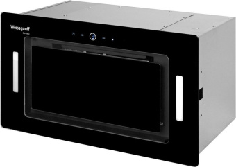 Вытяжка встраиваемая Weissgauff Aura 850 черный управление: кнопочное (1 мотор) - купить недорого с доставкой в интернет-магазине