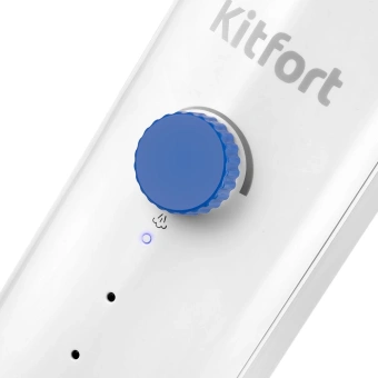 Швабра паровая Kitfort КТ-1048-3 1300Вт белый/синий - купить недорого с доставкой в интернет-магазине