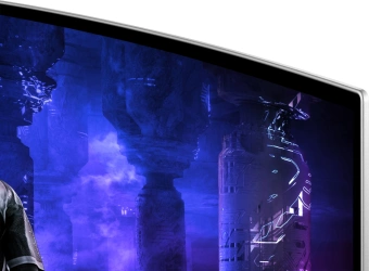 Монитор Samsung 49" Odyssey OLED G9 S49DG952SI серебристый OLED LED 32:9 HDMI M/M TV матовая HAS 250cd 178гр/178гр 5120x1440 240Hz FreeSync Premium Pro DP USB 12.6кг - купить недорого с доставкой в интернет-магазине