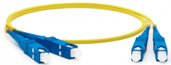 Патч-корд Lanmaster TWT-2SC-2SC/SU-3.0 2xOS1/2 SC дуплекс-SC дуплекс 3м ПВХ оранжевый - купить недорого с доставкой в интернет-магазине