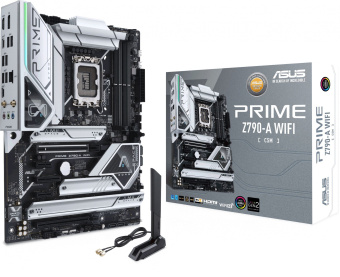 Материнская плата Asus PRIME Z790-A WIFI Soc-1700 Intel Z790 4xDDR5 ATX AC`97 8ch(7.1) 2.5Gg RAID+HDMI+DP - купить недорого с доставкой в интернет-магазине