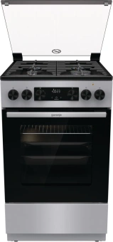 Плита Комбинированная Gorenje GK5C41SF серый (стеклянная крышка) реш.чугун - купить недорого с доставкой в интернет-магазине