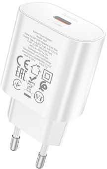 Сетевое зар./устр. Hoco N22 25W (PD+QC+AFC) USB-C белый - цена, купить или заказать с доставкой в интернет-магазине Сетевое зар./устр. Hoco N22 25W (PD+QC+AFC) USB-C белый - купить недорого с доставкой в интернет-магазине