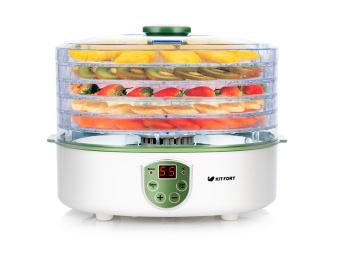 Сушка для фруктов и овощей Kitfort KT-1902 5под. 250Вт белый - купить недорого с доставкой в интернет-магазине