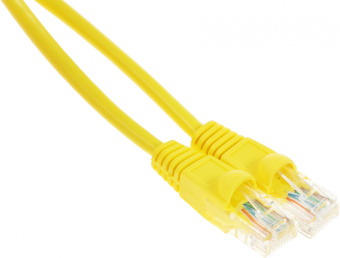 Патч-корд cat.5E molded 5м желтый RJ-45 (m)-RJ-45 (m) - купить недорого с доставкой в интернет-магазине