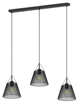 Светильник Hiper Grid H155-4 подвес. цв.св.:белый черный - купить недорого с доставкой в интернет-магазине