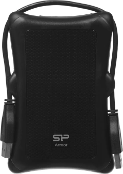 Жесткий диск Silicon Power USB3.0 1TB SP010TBPHDA30S3A Armor A30 2.5" черный - купить недорого с доставкой в интернет-магазине