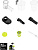 Соковыжималка шнековая Kitfort КТ-1111-1 150Вт черный/зеленый