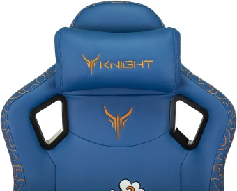 Кресло игровое Knight Craft Dragon синий экокожа с подголов. крестов. металл - купить недорого с доставкой в интернет-магазине