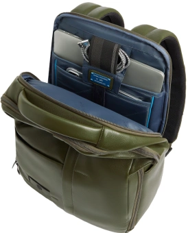 Рюкзак мужской Piquadro Russel CA6766W137/VE2 хаки натур.кожа - купить недорого с доставкой в интернет-магазине