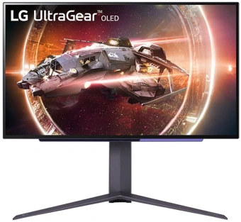 Монитор LG 26.5" UltraGear 27GS95QE-B черный OLED LED 16:9 HDMI матовая HAS Piv 275cd 178гр/178гр 2560x1440 240Hz FreeSync Premium Pro DP QHD USB 7.35кг - купить недорого с доставкой в интернет-магазине