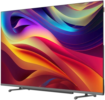 Телевизор QLED Digma Pro 43" QLED 43L Google TV Frameless черный/серебристый 4K Ultra HD 120Hz HSR DVB-T DVB-T2 DVB-C DVB-S DVB-S2 USB WiFi Smart TV - купить недорого с доставкой в интернет-магазине