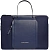 Деловая сумка женская Piquadro Lyra CA4021W92T/BLU с отделением для ноутбука 15.6" темно-синяя нейлон/натур.кожа